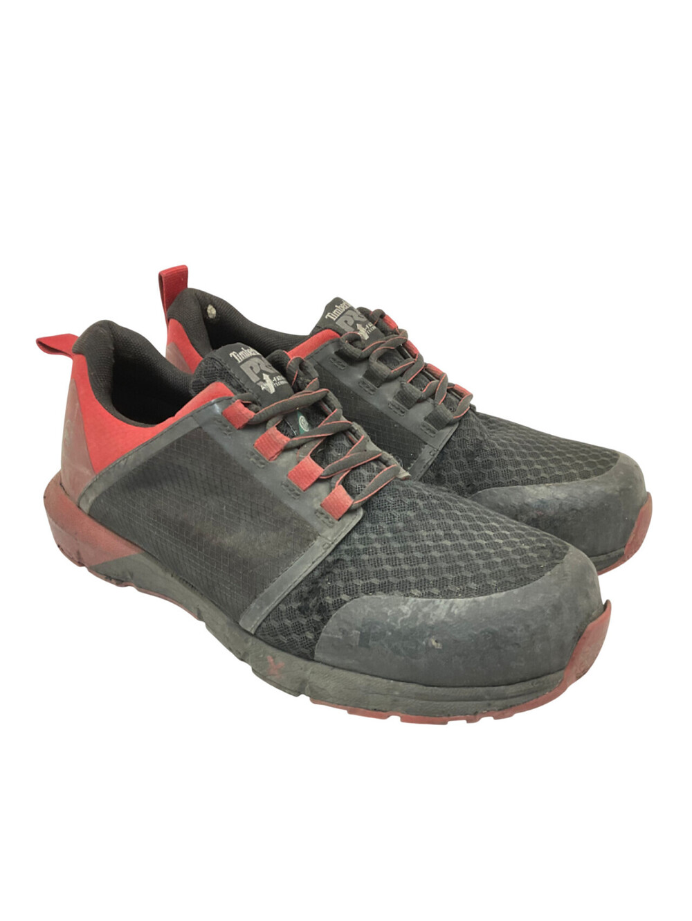 Timberland PRO Men's Radius Comp. Toe Work Shoes A29C6 Black/Red Size 9W